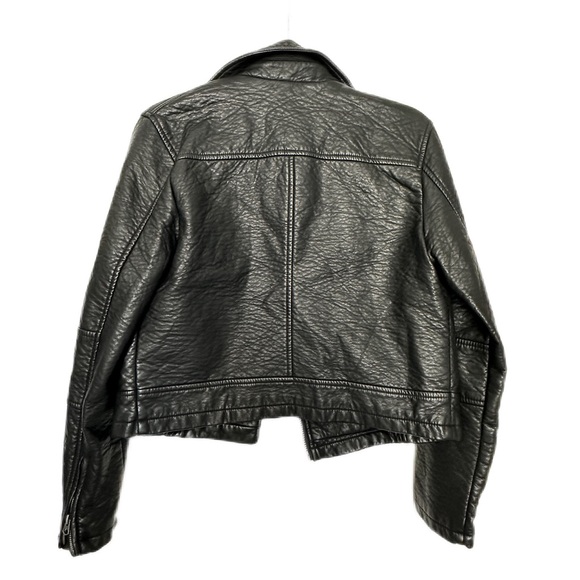 MEMBERS ONLY |  Faux Leather Biker Jacket | Black | Size: S - Picture 2 of 10
